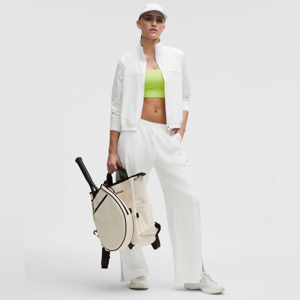 Lululemon Court Rival Tennis Track Jacket size 10 White WHWH - Picture 3 of 9